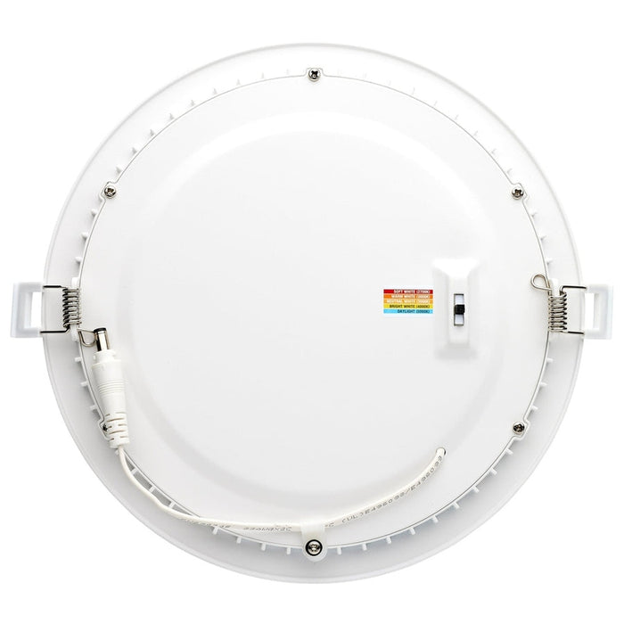 SATCO 24 Watt - LED Direct Wire Downlight - Edge-lit - 8 inch - CCT Selectable - 120 volt - Dimmable - Round - Remote Driver S11828