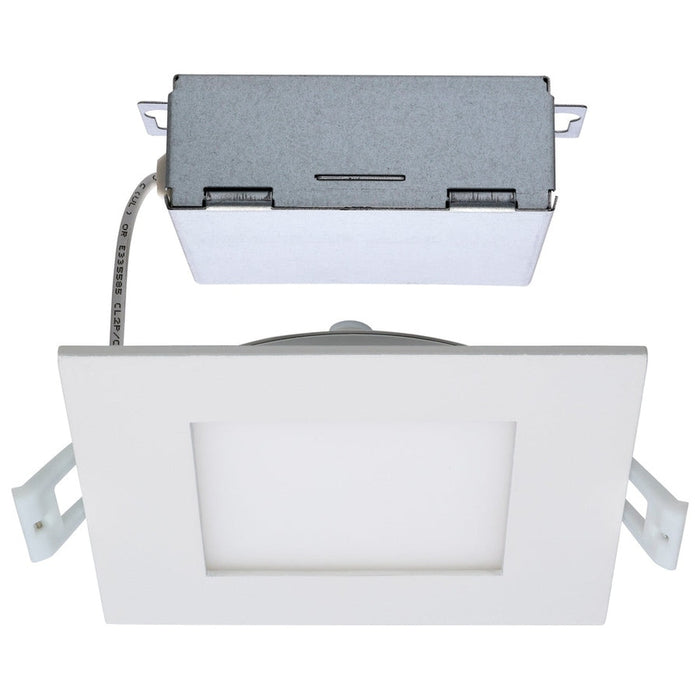 SATCO 10W LED SLIMFIT 4" DOWNLIGHT CCT SELECTABLE - SQUARE/WHITE S11829