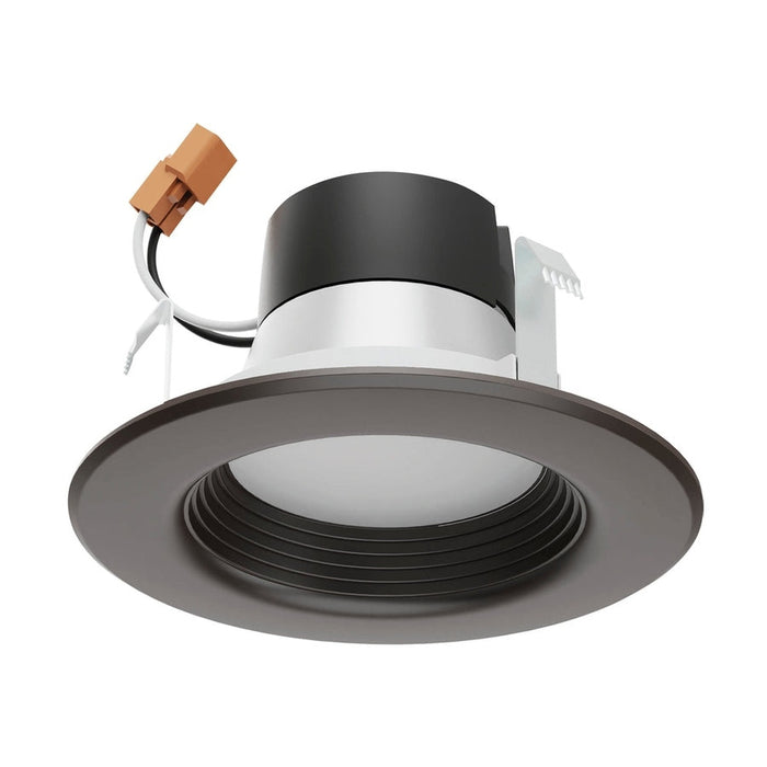 SATCO 7 Watt - LED Downlight Retrofit - 4 Inch - CCT Selectable - 120 volts - Dimmable - Bronze Finish S11834