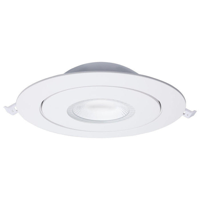 SATCO 15 Watt - CCT Selectable - LED Direct Wire Downlight - Gimbaled - 6 Inch Round - Remote Driver - White S11860