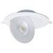 SATCO 15 Watt - CCT Selectable - LED Direct Wire Downlight - Gimbaled - 6 Inch Round - Remote Driver - White S11860