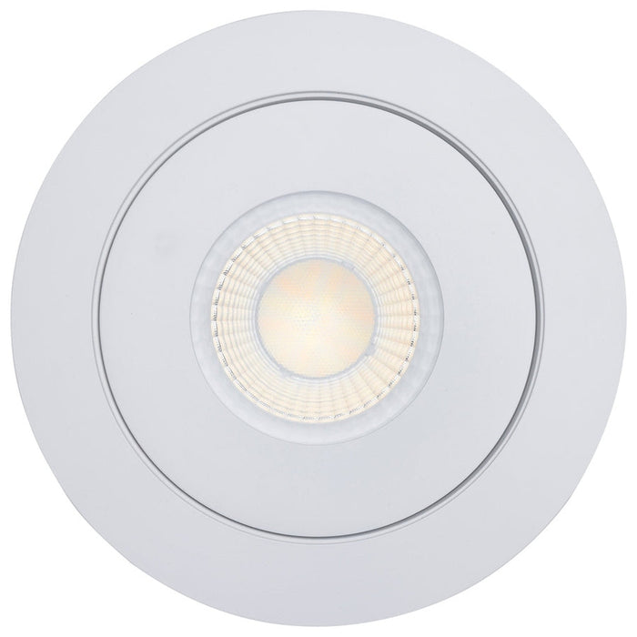 SATCO 15 Watt - CCT Selectable - LED Direct Wire Downlight - Gimbaled - 6 Inch Round - Remote Driver - White S11860