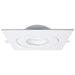 SATCO 15 Watt - CCT Selectable - LED Direct Wire Downlight - Gimbaled - 6 Inch Square - Remote Driver - White S11861