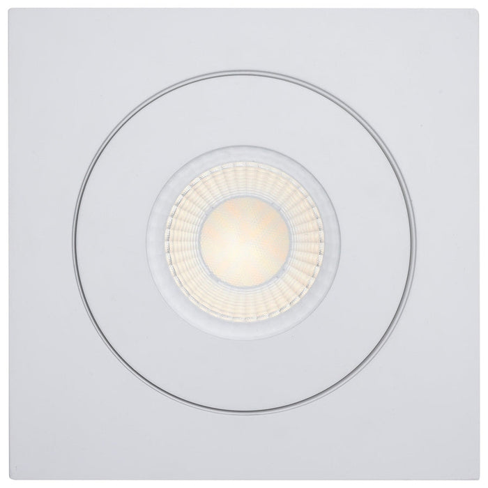 SATCO 15 Watt - CCT Selectable - LED Direct Wire Downlight - Gimbaled - 6 Inch Square - Remote Driver - White S11861