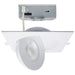 SATCO 15 Watt - CCT Selectable - LED Direct Wire Downlight - Gimbaled - 6 Inch Square - Remote Driver - White S11861