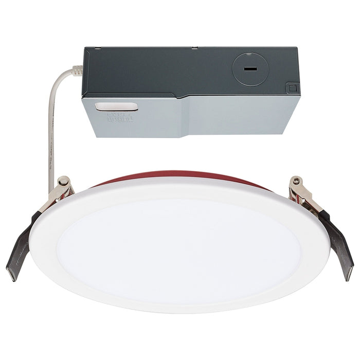 SATCO 13W LED Fire Rated 6" Downlight CCT Selectable 120-277V Dimmable - ROUND/WHITE S11869