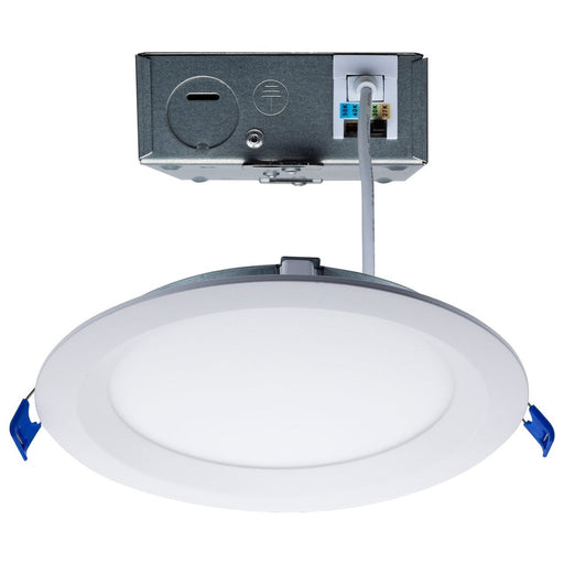 SATCO 15W LED Low Profile Regress Baffle 6" Downlight Remote Driver CCT Selectable 120 Volt - ROUND/WHITE S11872