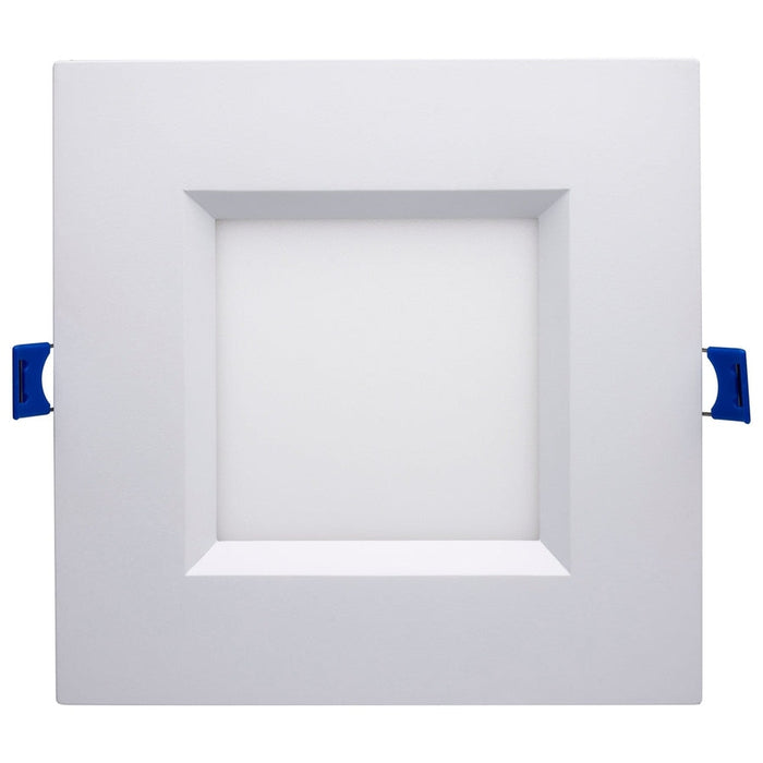 SATCO 15W LED Low Profile Regress Baffle 6" Downlight Remote Driver CCT Selectable 120 Volt - SQUARE/WHITE S11873