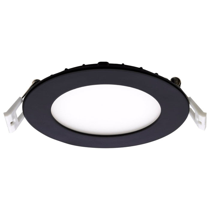 SATCO 10W LED SLIMFIT 4" DOWNLIGHT CCT SELECTABLE - ROUND/BLACK S11874