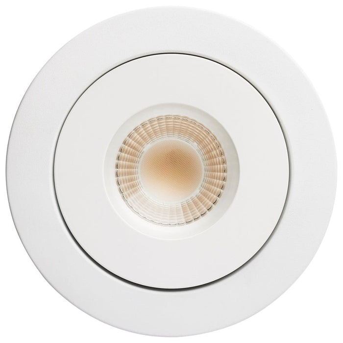 SATCO 15W LED Fire Rated 6" Directional Downlight CCT Selectable Dimmable 120V - ROUND/WHITE S11881