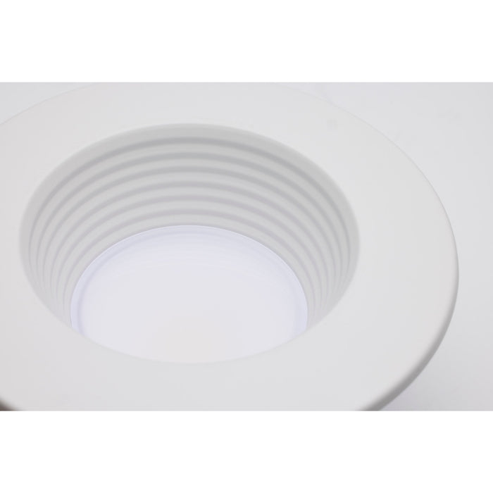 Field Selectable LED Downlight Retrofit - Deep Baffle - 5.8/7/9.5 Watts - 27K/30K/35K/40K/50K CCT - 4 Inch - Round Shape