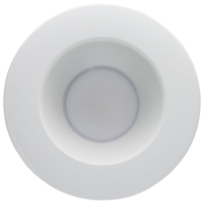 Field Selectable LED Downlight Retrofit - Deep Baffle - 8/10.5/13.5 Watts - 27K/30K/35K/40K/50K CCT - 5-6 Inch - Round Shape