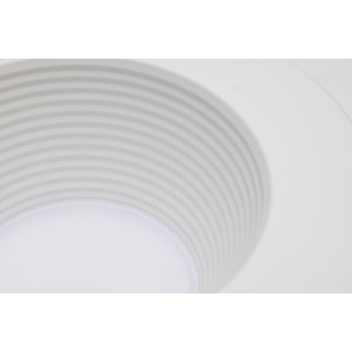 Field Selectable LED Downlight Retrofit - Deep Baffle - 8/10.5/13.5 Watts - 27K/30K/35K/40K/50K CCT - 5-6 Inch - Round Shape