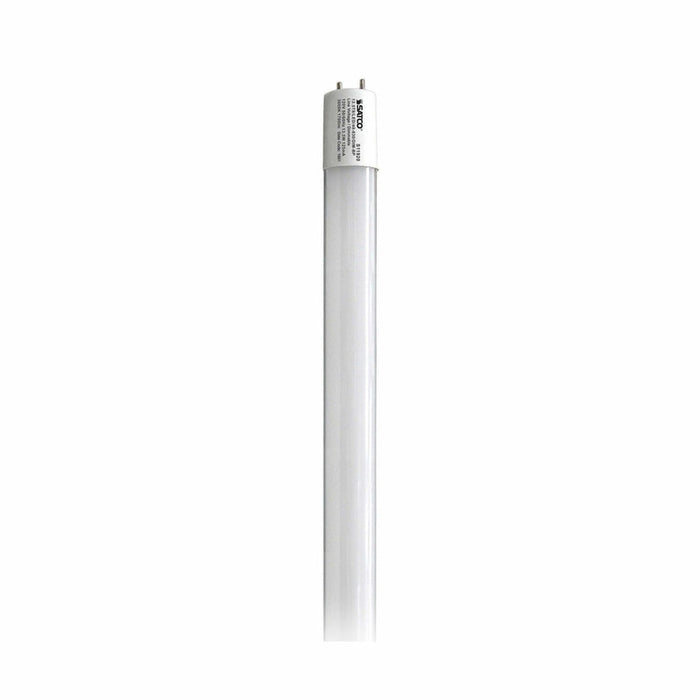 SATCO 13.5 Watt T8 LED - 3000K - Medium Bi Pin base - 50000 Average rated hours - 1700 Lumens - Dimmable - Type B - Ballast Bypass - Single Ended Wiring - 25-Pack S11920