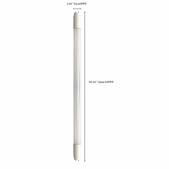 SATCO 5 Foot - 22 Watt - Linear LED T8 - Type B Ballast Bypass - G13 Bi-Pin Base - 80 CRI - 4000K - 10-Pack S11953