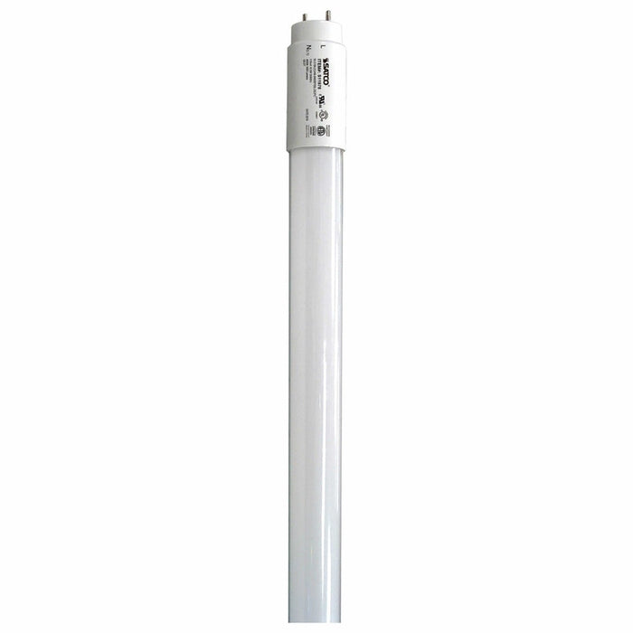 SATCO 10.5 Watt T8 LED - 4Ft - 4000K - Medium Bi Pin base - 70000 Average rated hours - 1650 Lumens - Type B - Ballast Bypass - Single Ended-Double Ended - Plastic - 25-Pack S11978