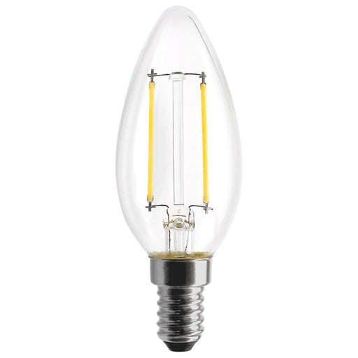 SATCO 4.5 Watt - B11 LED - Clear - 350 Lumens - 3000K - European base - 120 Volt S12115