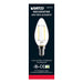 SATCO 4.5 Watt - B11 LED - Clear - 350 Lumens - 4000K - European base - 120 Volt S12116