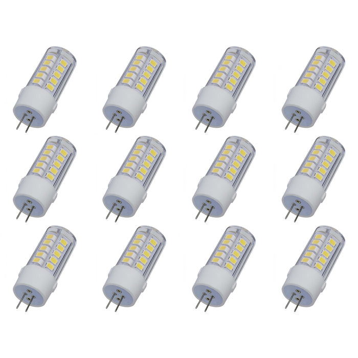 4.5W Mini LED - G4 Base - 5000K - Clear Finish - 12V - 12PK