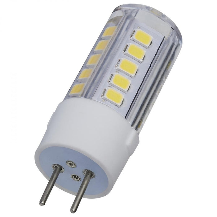 SATCO 4.5 Watt Mini LED - GY6.35 Base - 5000K - Clear Finish - 12 Volt S12125