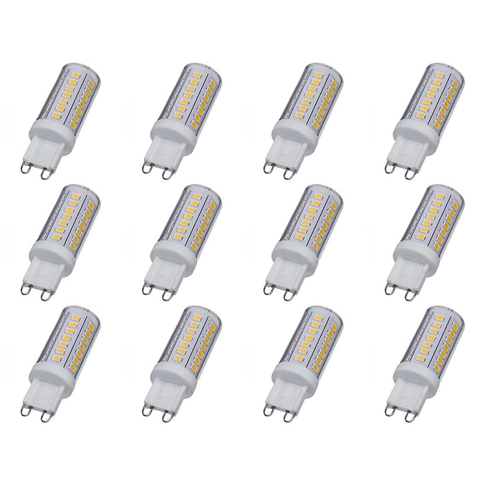 5W Mini LED - G9 Base - 3000K - Clear Finish - 120V - 12PK