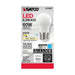 SATCO 8.2 Watt LED A15 - Soft White - Medium Base - 3000K - 90 CRI - 120 Volt S12407