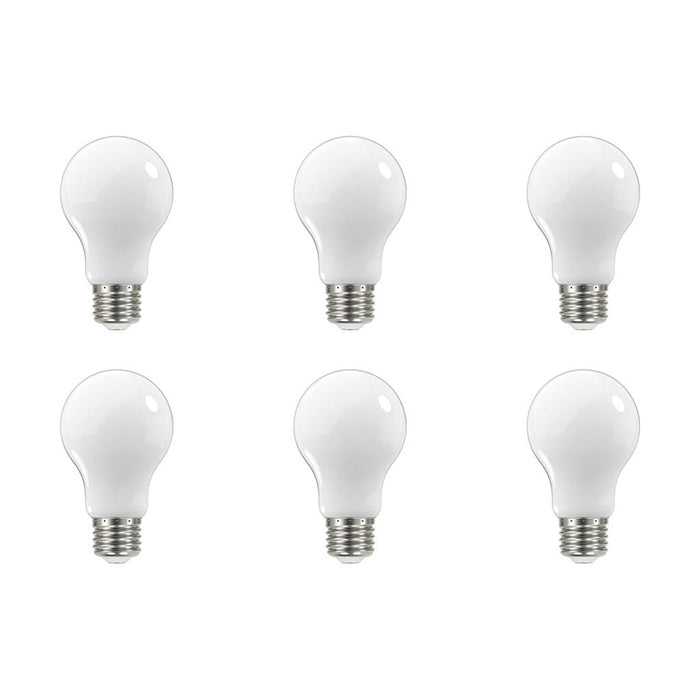 8.2W LED A19 - Soft White - Medium Base - 2700K - 90 CRI - 120V - 6-Pack