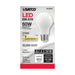 SATCO 8.2 Watt LED A19 - Soft White - Medium Base - 2700K - 90 CRI - 120 Volt S12419