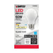 SATCO 8.2 Watt LED A19 - Soft White - Medium Base - 3000K - 90 CRI - 120 Volt S12420