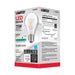 SATCO 10.5 Watt LED A19 - Clear - Medium Base - 4000K - 90 CRI - 120 Volt S12424