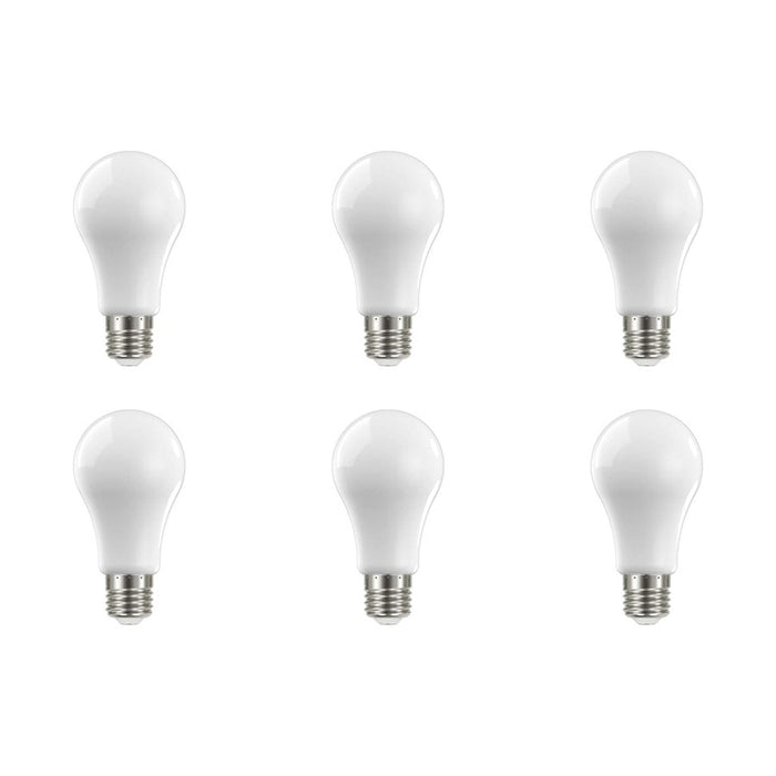 13.5W LED A19 - Soft White - Medium Base - 4000K - 90 CRI - 120V - 6-Pack