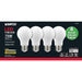 SATCO 11 Watt A19 LED - 75 Watt Replacement - Soft White - Medium base - 2700K - 120 Volt - 4-Pack S12438