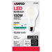 SATCO 18.5 Watt - A21 LED - Frost Finish - Medium base - 4000K - 120 Volt S12448