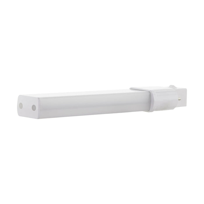 SATCO 4.5 Watt LED PL 2-PIN - 2700K - 450 Lumens - G23 base - 50000 Average rated hours - 360 deg. Beam Angle - 120-277 Volt - Type B - Ballast Bypass S18400