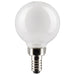 SATCO 4.5 Watt G16.5 LED - White - Candelabra base - 90 CRI - 4000K - 120 Volt S21208