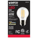 SATCO 4 Watt G16.5 LED - Clear - Medium base - 90 CRI - 3000K - 120 Volt S21216