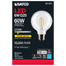 SATCO 6 Watt G25 LED - Clear - Medium base - 90 CRI - 2700K - 120 Volt S21234