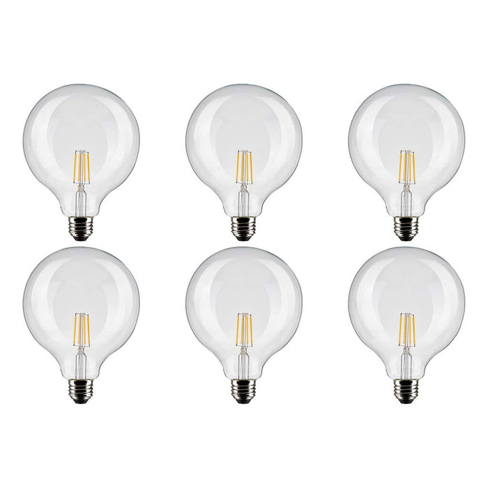 6W G40 LED - Clear - Medium base - 90 CRI - 4000K - 120V - 6-Pack