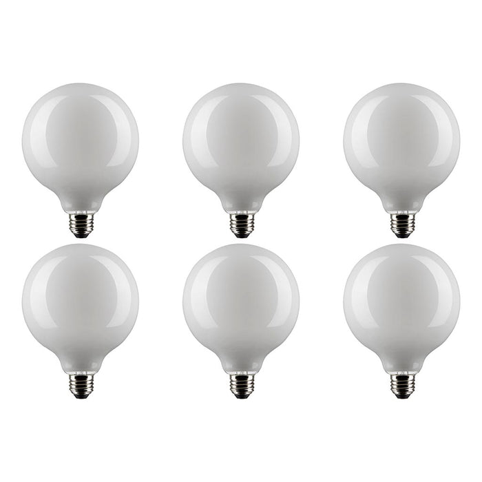 6W G40 LED - White - Medium base - 90 CRI - 4000K - 120V - 6-Pack