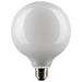 SATCO 6 Watt G40 LED - White - Medium base - 90 CRI - 4000K - 120 Volt S21257