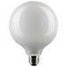 SATCO 8 Watt G40 LED - White - Medium base - 90 CRI - 3000K - 120 Volt S21260