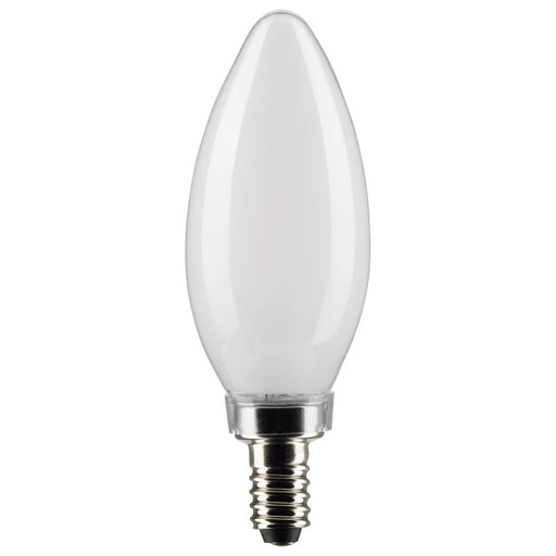 SATCO 3 Watt B11 LED - Frost - Candelabra base - 90 CRI - 2700K - 120 Volt - 6-Pack S21263-6