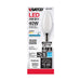 SATCO 4 Watt B11 LED - Frost - Candelabra base - 90 CRI - 5000K - 120 Volt S21272