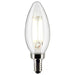 SATCO 5.5 Watt B11 LED - Clear - Candelabra base - 90 CRI - 2700K - 120 Volt S21273