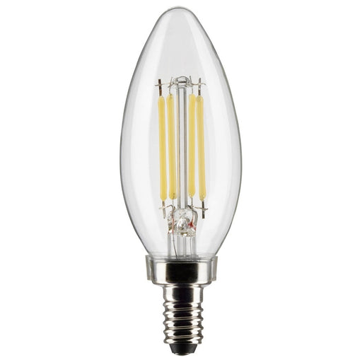 SATCO 5.5 Watt B11 LED - Clear - Candelabra base - 90 CRI - 2700K - 120 Volt S21273