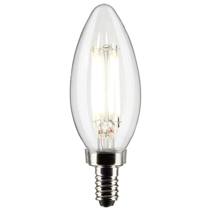 SATCO 5.5 Watt B11 LED - Clear - Candelabra base - 90 CRI - 3000K - 120 Volt S21274