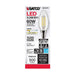 SATCO 5.5 Watt B11 LED - Clear - Candelabra base - 90 CRI - 3000K - 120 Volt S21274