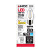 SATCO 3 Watt B11 LED - Clear - Medium base - 90 CRI - 2700K - 120 Volt S21282