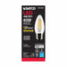 SATCO 4 Watt B11 LED - Clear - Medium base - 90 CRI - 2700K - 120 Volt S21284