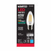 SATCO 4 Watt B11 LED - Clear - Medium base - 90 CRI - 4000K - 120 Volt S21286